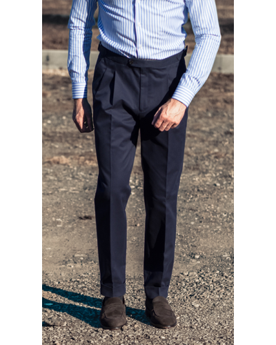 Spodnie Chinos Ciemny Granat Barnaba II Sartorial