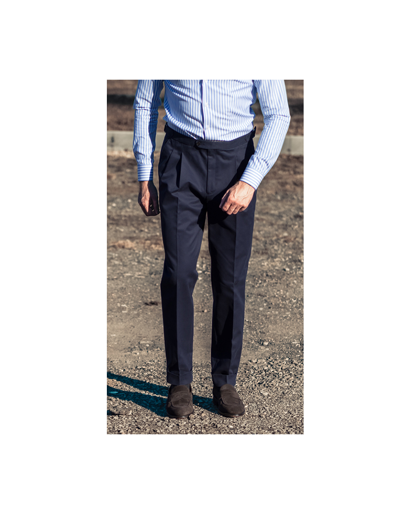 Spodnie Chinos Ciemny Granat Barnaba II Sartorial