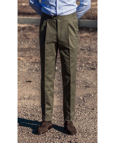 Spodnie Chinos Oliwka Barnaba II Sartorial