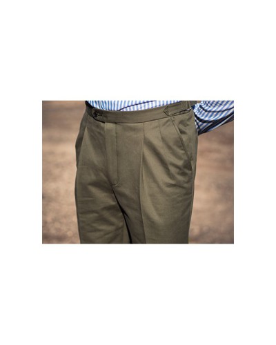 Spodnie Chinos Oliwka Barnaba II Sartorial