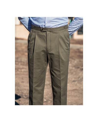 Spodnie Chinos Oliwka Barnaba II Sartorial