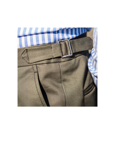 Spodnie Chinos Oliwka Barnaba II Sartorial