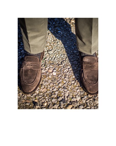 Spodnie Chinos Oliwka Barnaba II Sartorial