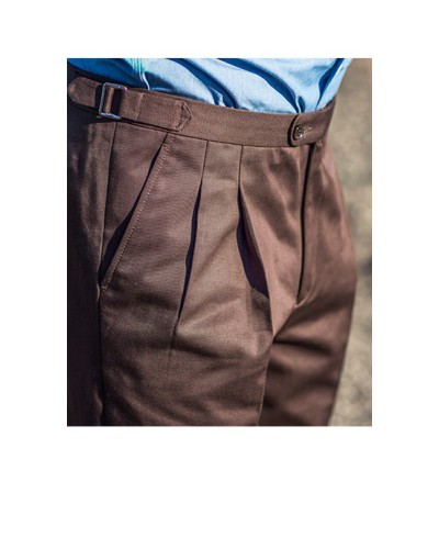 Spodnie Chinos Dark Brown Barnaba II Sartorial