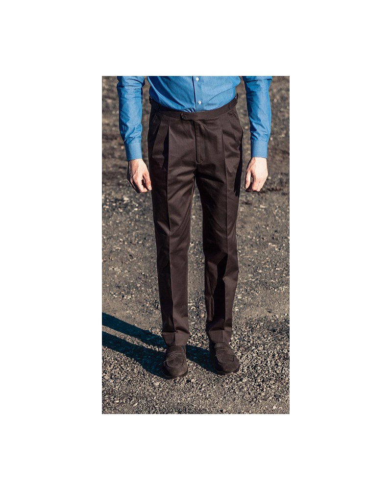 Spodnie Chinos Dark Brown Barnaba II Sartorial