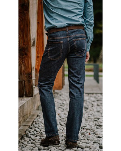 Spodnie jeansowe 5 pocket 11 OZ - Ciemny Granat