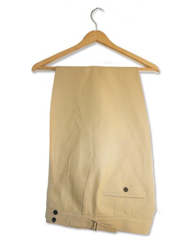 Spodnie Lniane Barnaba II Sartorial Cream