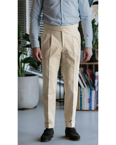Barnaba II Gurkha Sartorial Kremowe