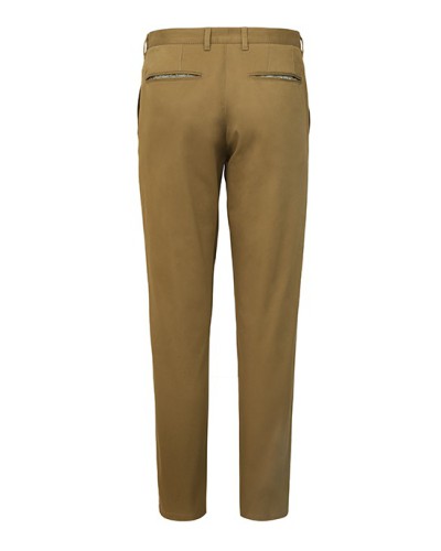 Męskie spodnie | CHINOSY | 100% bawełna | Khaki | Duże rozmiary